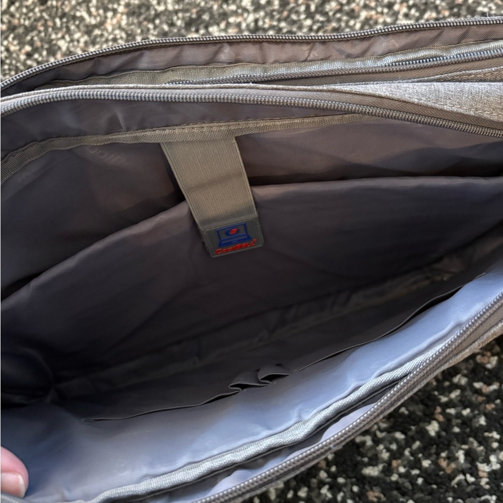 Gray Messenger Bag for Men - Picture 2 of 3